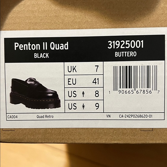 Dr. Martens Black Leather Loafers Penton II Quad - Picture 10 of 10